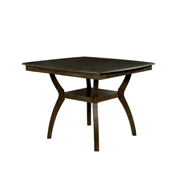 Furniture of America Rore Transitional Walnut Counter Dining Table
