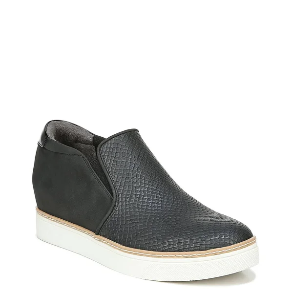 Women's Dr. Scholl&s If Only Sneaker Bootie - Black Snake Print - Size 9.5