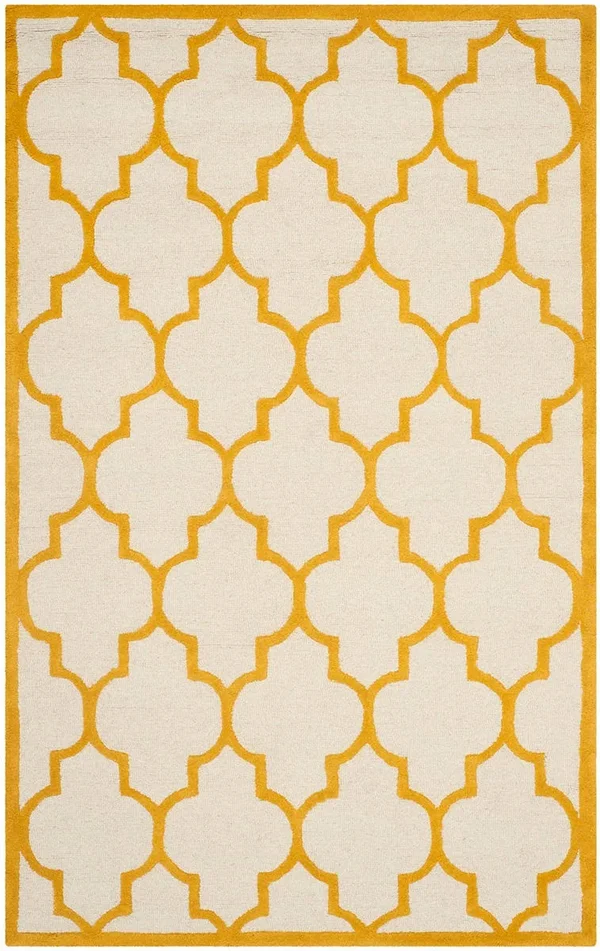 Safavieh Cambridge Ivory & Gold 2&-6x22 x 6& Rug