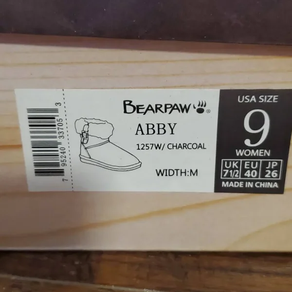 Bearpaw Abby Boots Black- Womens- Size 9 B