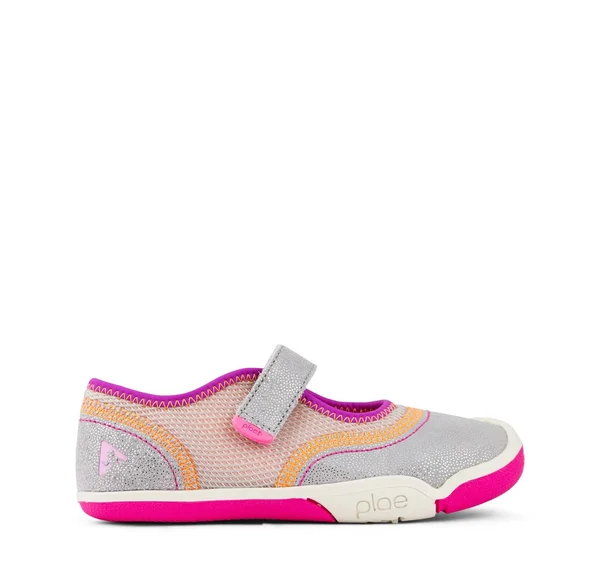 PLAE Emme - Silver/Pink Kids Shoe - Size 7 Toddler - Pink