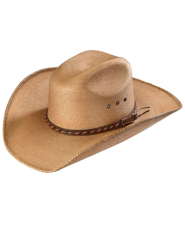 Larry Mahan 30X Lawton Palm Straw Cowboy Hat