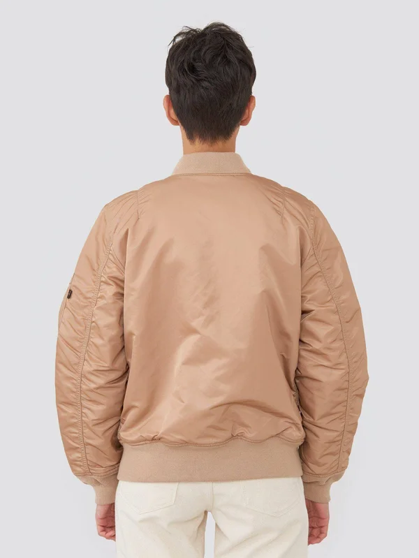 Alpha Industries Women's MA-1 W Flight Jacket - Rose Gold, M