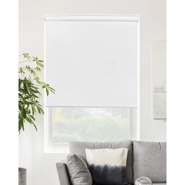 Chicology Snap-N-Glide Cordless Roller Shades, White, 23x72