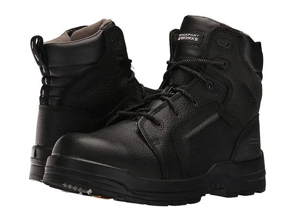 Rockport Works Men's More Energy Work Boots - Black