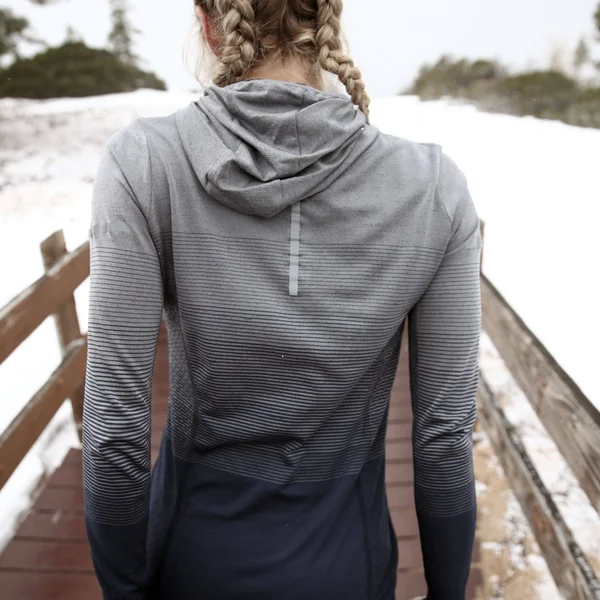 Balance Women's Merino Ombre Hoodie Navy
