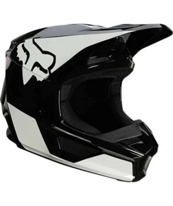 Fox Racing V1 Revn Helmet - Black/White - 2XL