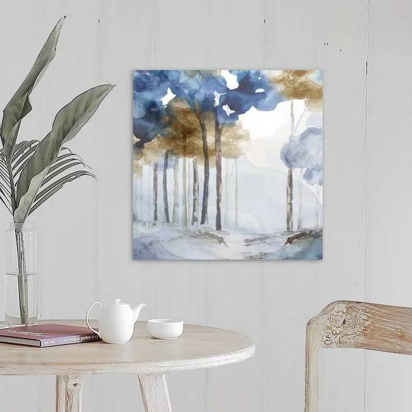 in The Blue Forest I, Canvas Wall Art, 20x20, Great Big Canvas