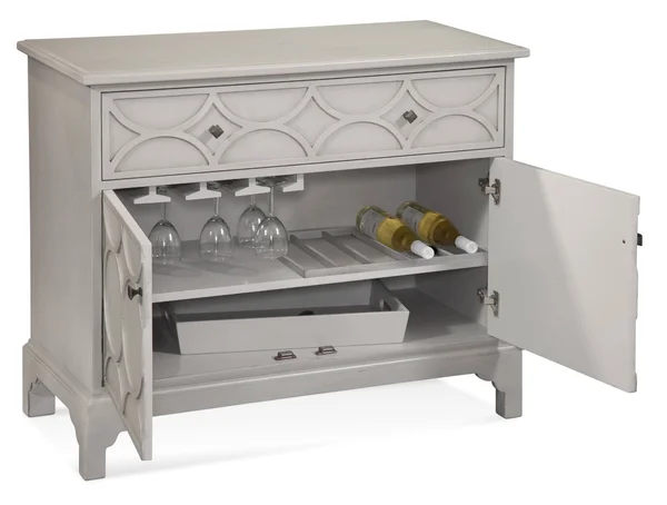 Bassett Mirror A2355EC Quinn Hospitality Cabinet Grey