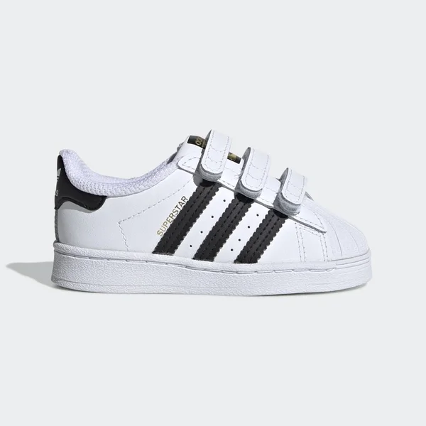 Adidas Originals Superstar White/Black Infant Boys& Shoes, Size: 9.5
