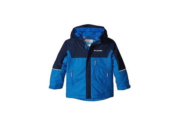 Columbia Mighty Mogul Jacket M, Super Blue Check, Collegiate Navy