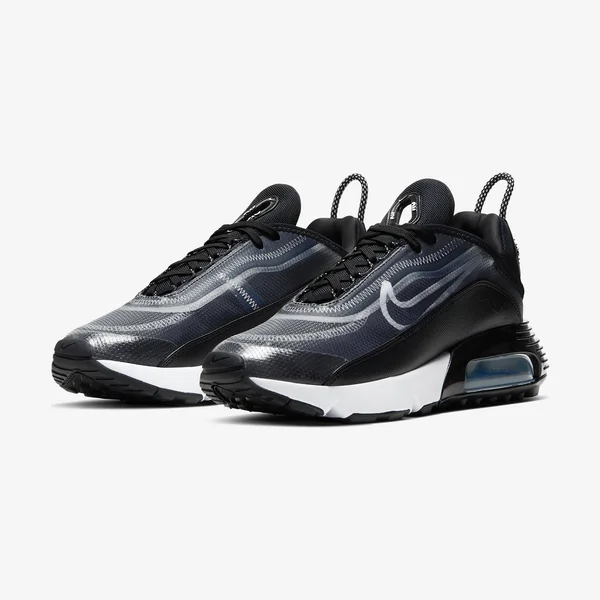 Nike - Women's Air Max 2090 (Black - Metallic Silver, White)