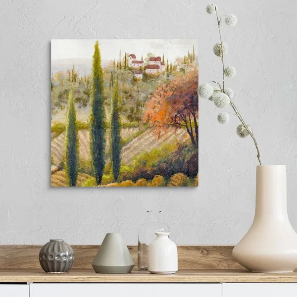 Tuscany Vineyard II - Canvas Wall Art, 16x16, Great Big Canvas