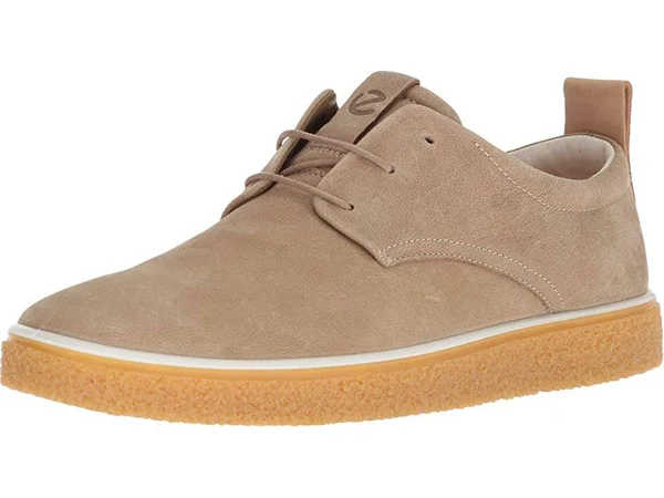 Ecco Men's Crepetray Derby Tie Sneakers - Navajo Brown/Powder 44(10/10.5M)