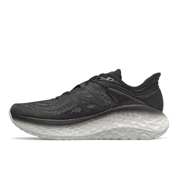 New Balance Men's Fresh Foam More V2 Road-Running Shoes Black 8.5 Wide