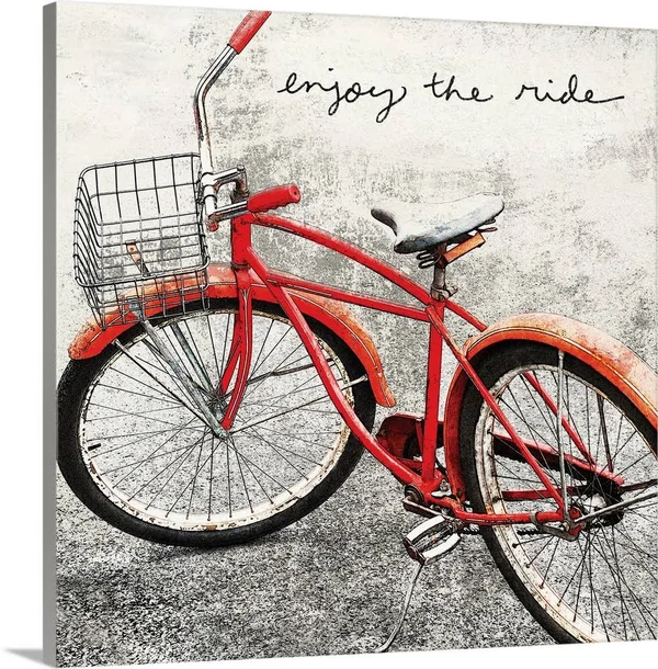 Enjoy The Ride, Canvas Wall Art, 20x20, Great Big Canvas