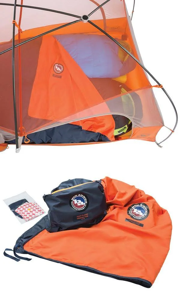 Big Agnes Tent Floor Protector - Orange/Navy - 90x90