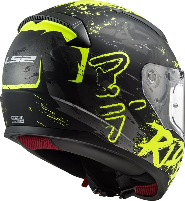 LS2 FF353 Rapid Naughty Helmet - black-yellow, Size L