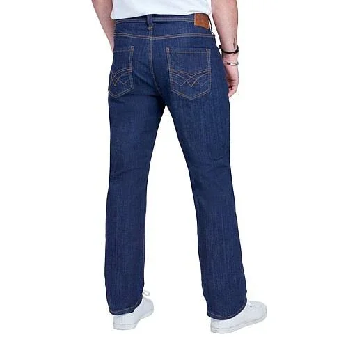 Seven7 Men's Straight 4-Way Stretch Jean - 3D Rinse - 3D Rinse