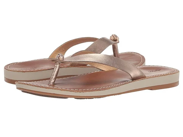 Olukai Nohie Sandals - Women's Bubbly/Tan 6