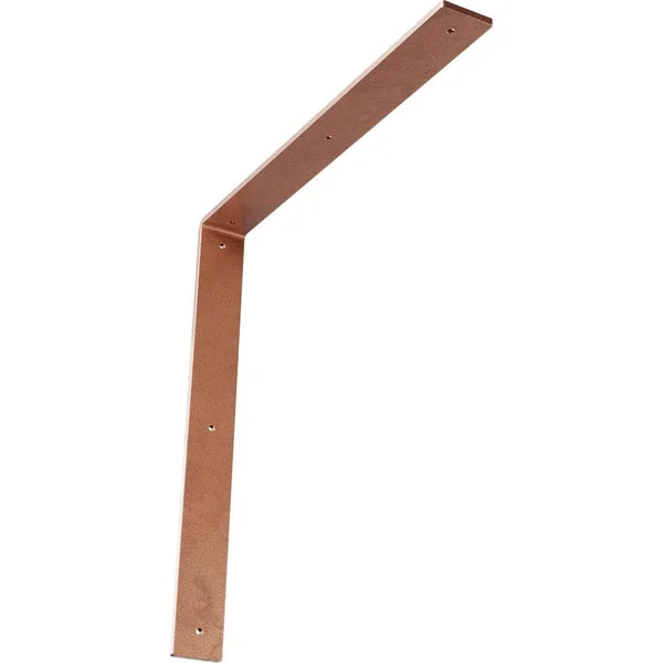 2x22W x 18x22D x 18x22H Hamilton Steel Bracket Hammered Copper
