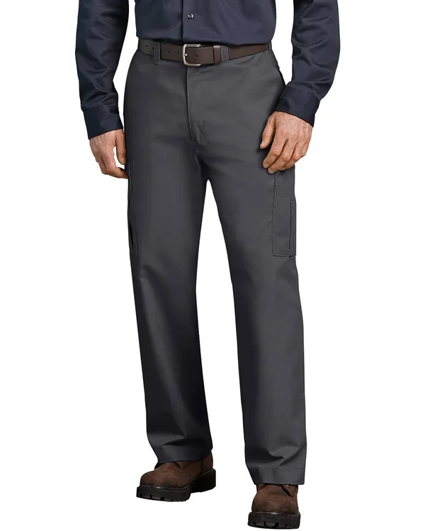 Dickies Industrial Flex Cargo Pant (LP2372) - Dow Charcoal, 36, 34