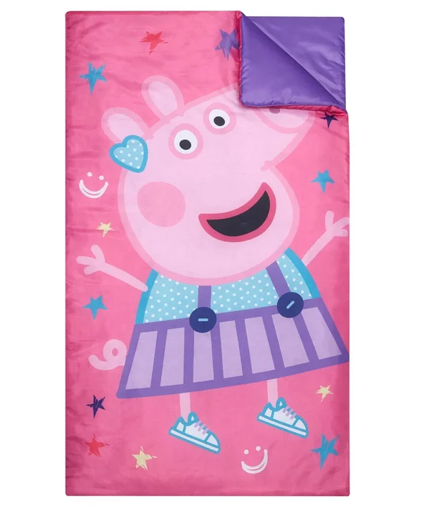 Peppa Pig Teepee Tent Set Includes Bonus Lights, Slumber Bag, and Pillow