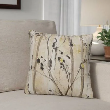 Red Barrel Studio Ismenia Cotton Throw Pillow, Brown