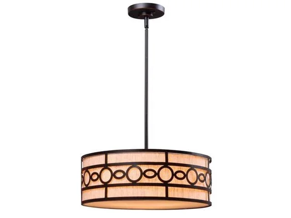 Kenroy Home Vista 3 Light Pendant, Oil Rubbed Bronze - 93383ORB