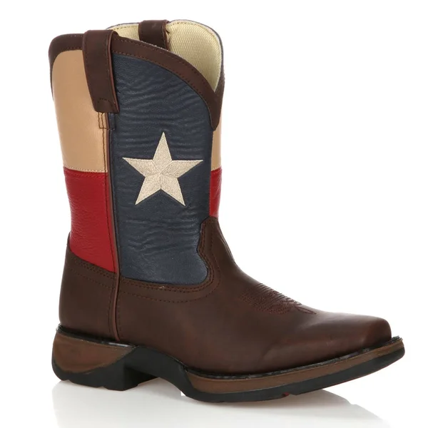 Lil Durango Kids Texas Flag Western Boots 10.5
