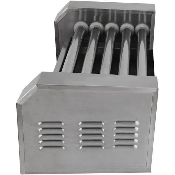 RollerDog Big 18 Stainless Steel Hotdog Roller with Drip Tray - Silver