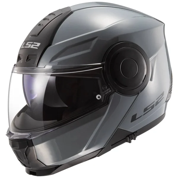 LS2 Horizon Solid Modular Adult Street Helmets Gloss Battleship Gray, Small