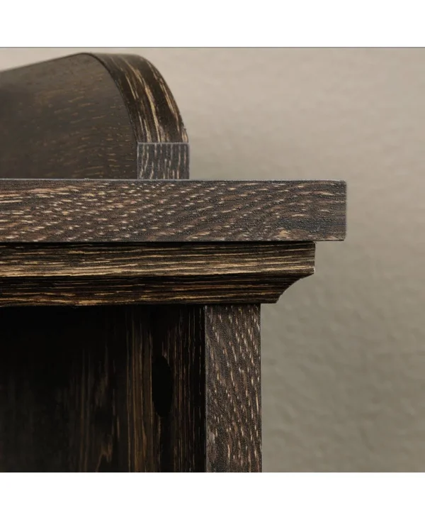 Sauder Barrister Lane 10 Cubby Bookcase - Iron Oak