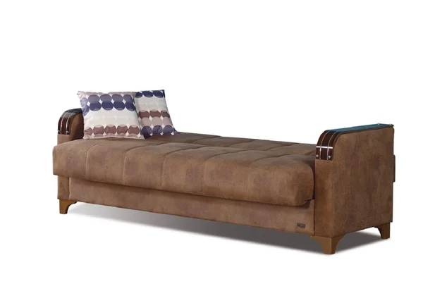 Nevada Brown Fabric Sofa Bed by Empire Furniture USA