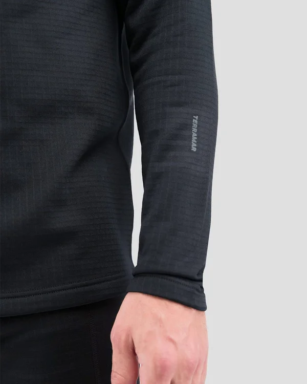 3.0 Men's Ecolator Performance Quarter Zip 2XL, Dark Grey Heather