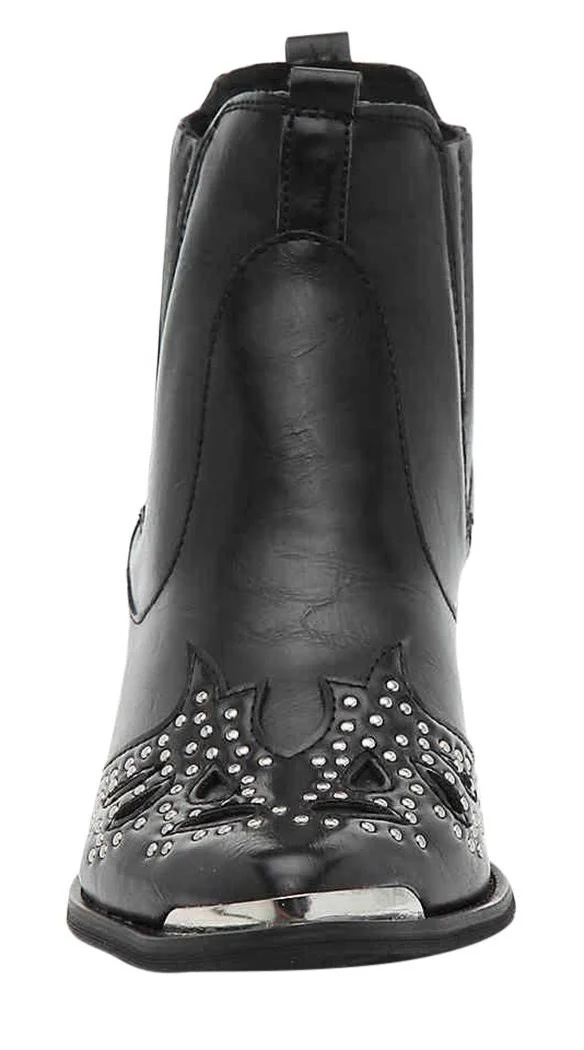 Wanted Lonestar Western Inspired Ankle Bootie Women's Shoes - 7, Tan