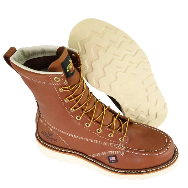 Men's Thorogood American Heritage 8x22 Moc Toe Wedge Work Boot 9.5 4E