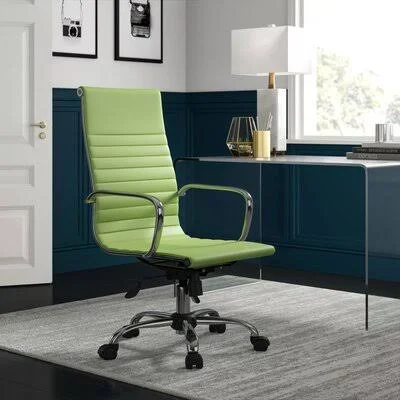 Cavan Conference Chair Brayden Studio Upholstery Color: Green