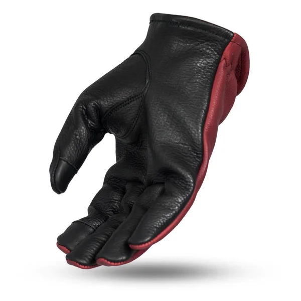2-Tone Leather Driving Gloves - FI217 - Neoprene/Black - Leather - 3XL