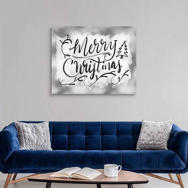 Merry Christmas - Canvas Wall Art, 45x36, Great Big Canvas
