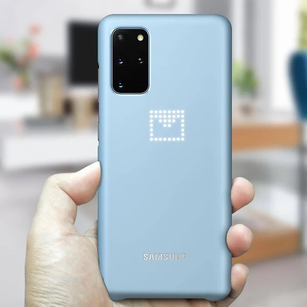 Official Samsung Galaxy S20 Plus LED Cover Case - Sky Blue