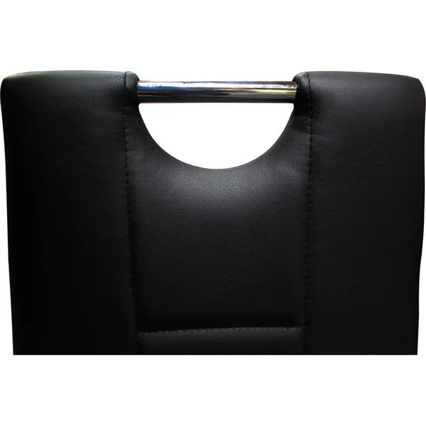 Best Master Furniture Beverly Upholstered Side Chairs - Set of 2, Black