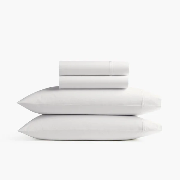 Under The Canopy Organic Percale Sheet Set percale_Monument, Cal King