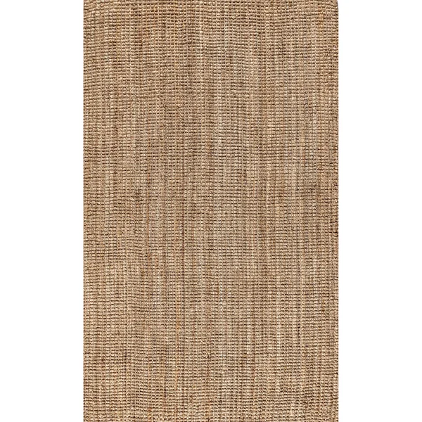 Jonathan Y Pata Hand Woven Chunky Jute 8& x 10& Area Rug in Light Ivory