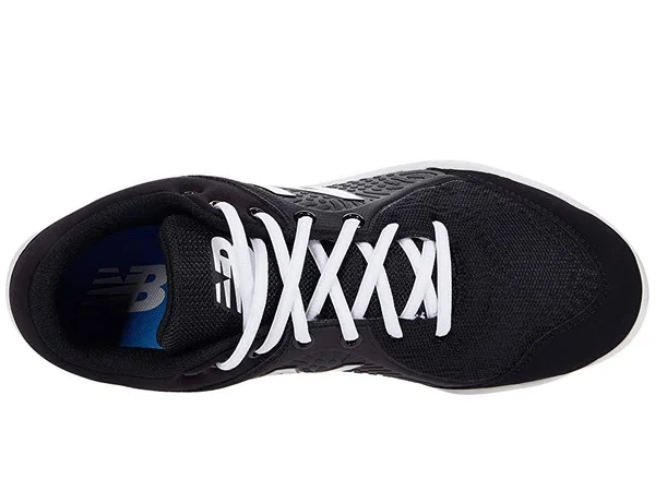 New Balance 3000V5 Metal Black/White Men's Baseball Cleat Shoes, Size: 12.5