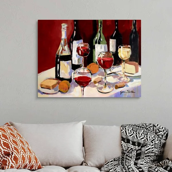 Wine Tasting, Canvas Wall Art, 40x30, Great Big Canvas