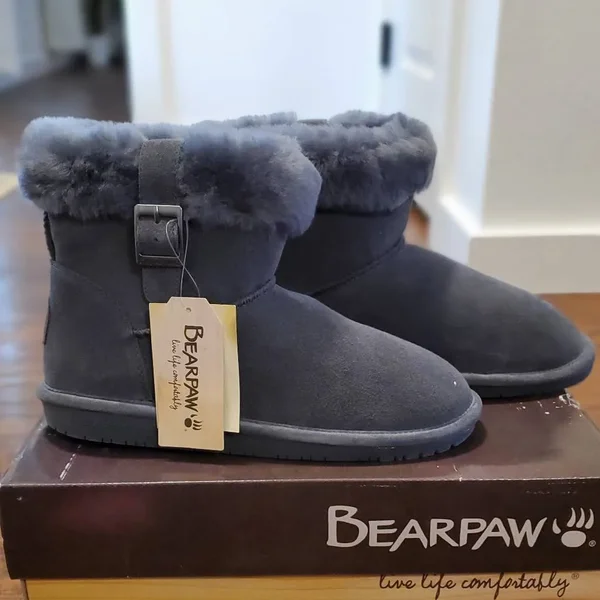 Bearpaw Abby Boots Black- Womens- Size 9 B