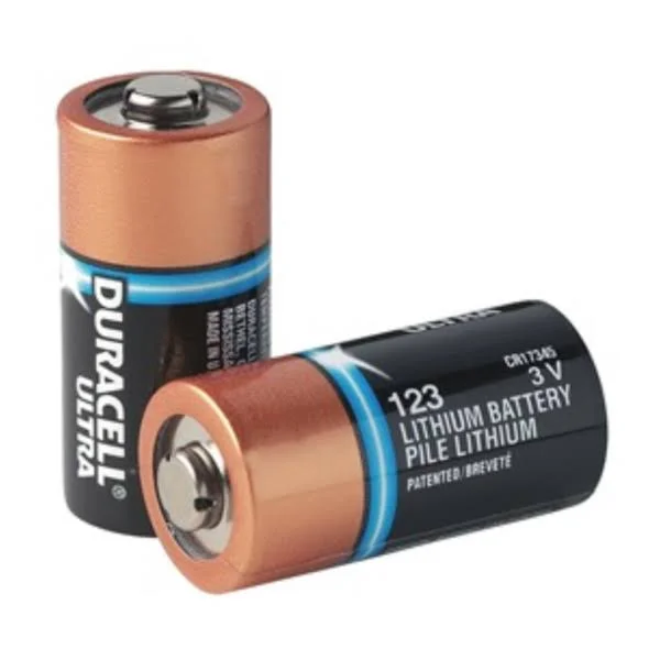 Duracell DL123A Battery - 123, Lithium, 3V, Pk 10