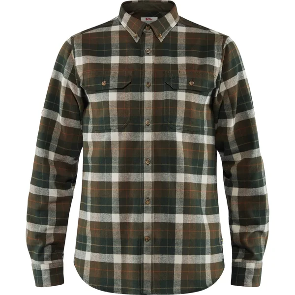 Fjallraven Men's Singi Heavy Flannel Shirt - Xs - Deep Forest