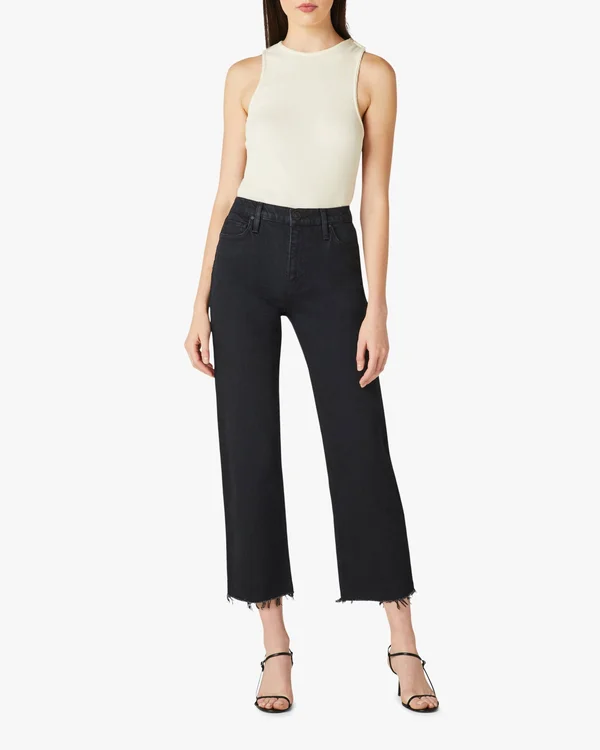 Hudson Remi High-Rise Crop Straight Jeans, Worn in, Women's, 29